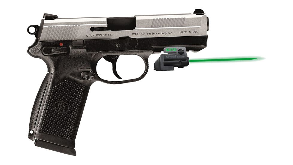 ArmaLaser GTO/FLX Finger Touch Green Laser Sight for FNS/FNX, Black, GTOG/FLX30
