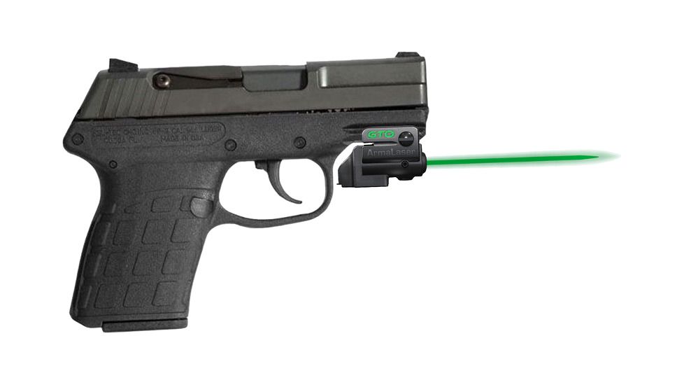 ArmaLaser GTO/FLX Finger Touch Green Laser Sight for Kel-Tec PF-9, Black, GTOG/FLX01
