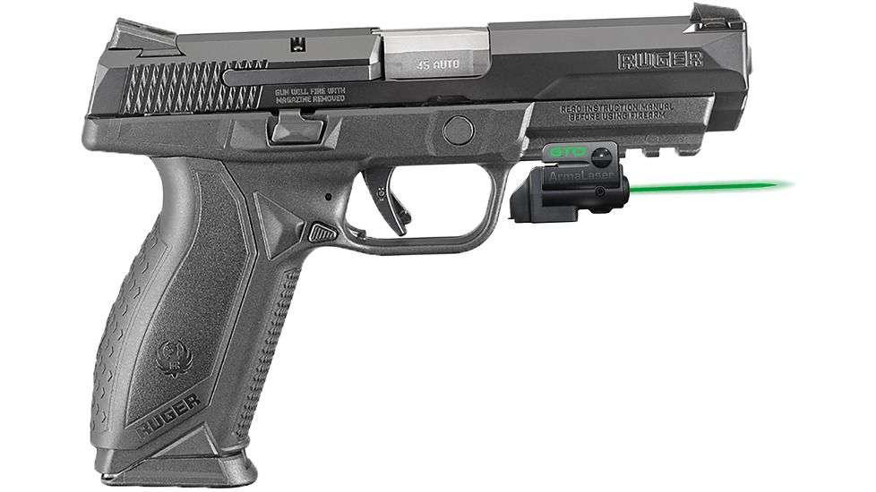 ArmaLaser GTO/FLX Finger Touch Green Laser Sight for Ruger American, Black, GTOG/FLX73