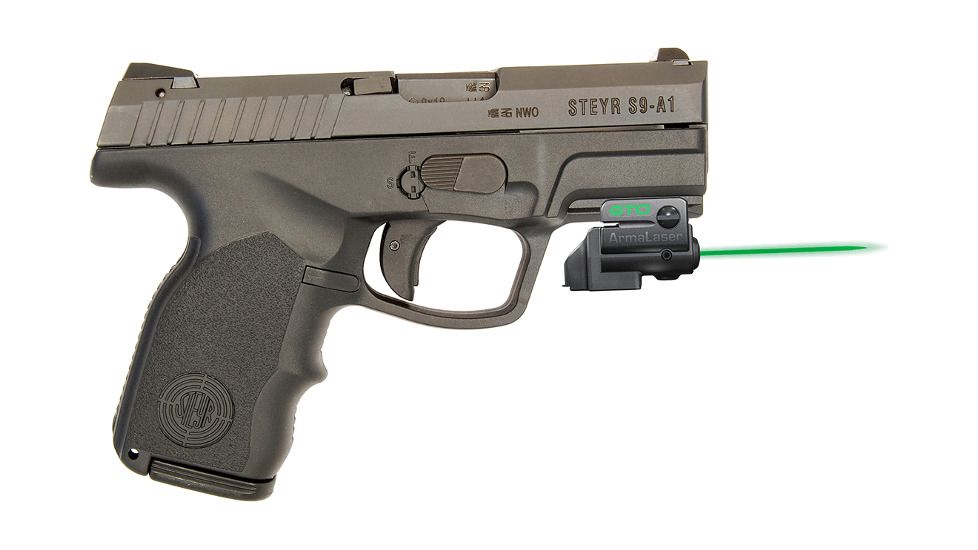 ArmaLaser GTO/FLX Finger Touch Green Laser Sight for Steyr C-A1/S-A1, Black, GTOG/FLX33