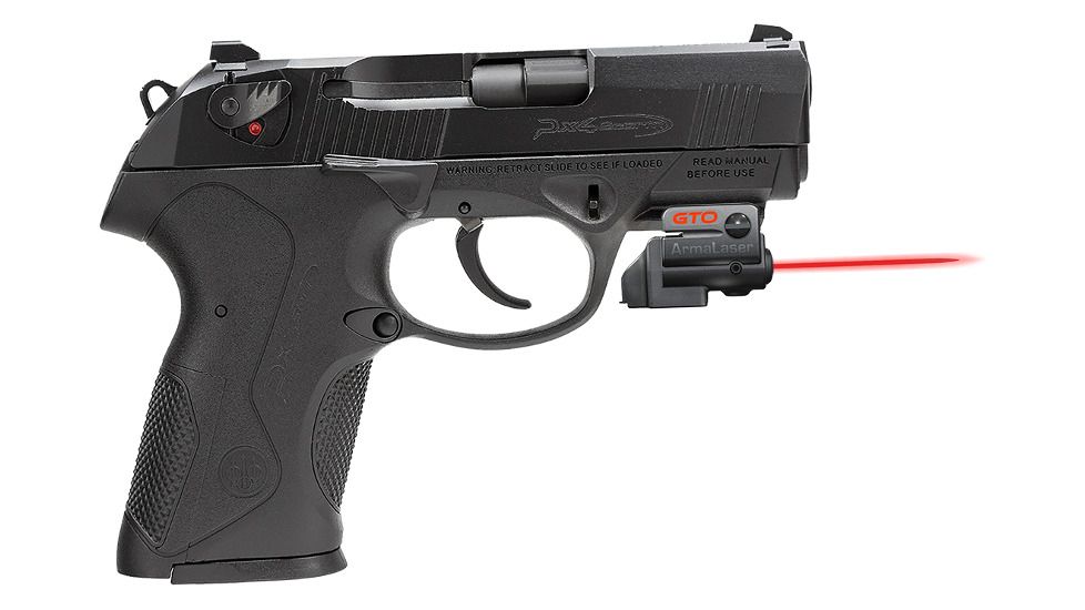 ArmaLaser GTO/FLX Finger Touch Red Laser Sight for Beretta PX4 Storm Compact, Black, GTO/FLX52
