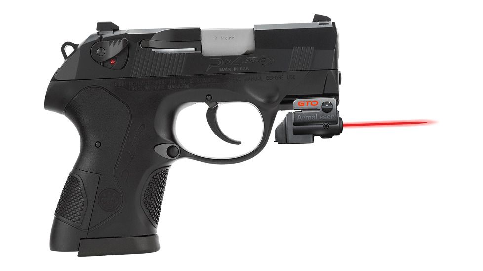 ArmaLaser GTO/FLX Finger Touch Red Laser Sight for Beretta PX4 Storm SC, Black, GTO/FLX36