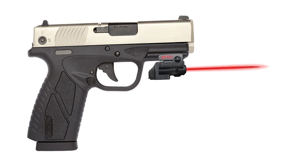 ArmaLaser GTO/FLX Finger Touch Red Laser Sight for Bersa BPCC, Black, GTO/FLX07