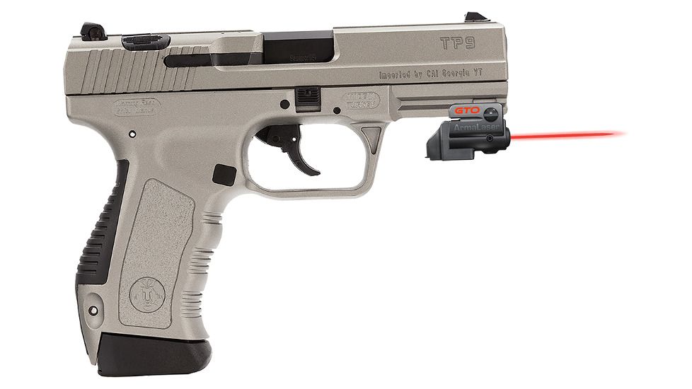 ArmaLaser GTO/FLX Finger Touch Red Laser Sight for Century Canik TP9, Black, GTO/FLX61