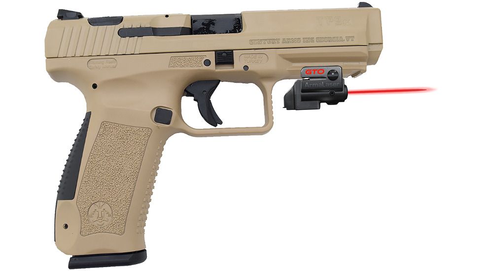 ArmaLaser GTO/FLX Finger Touch Red Laser Sight for Century Canik TP9 SA, Black, GTO/FLX64
