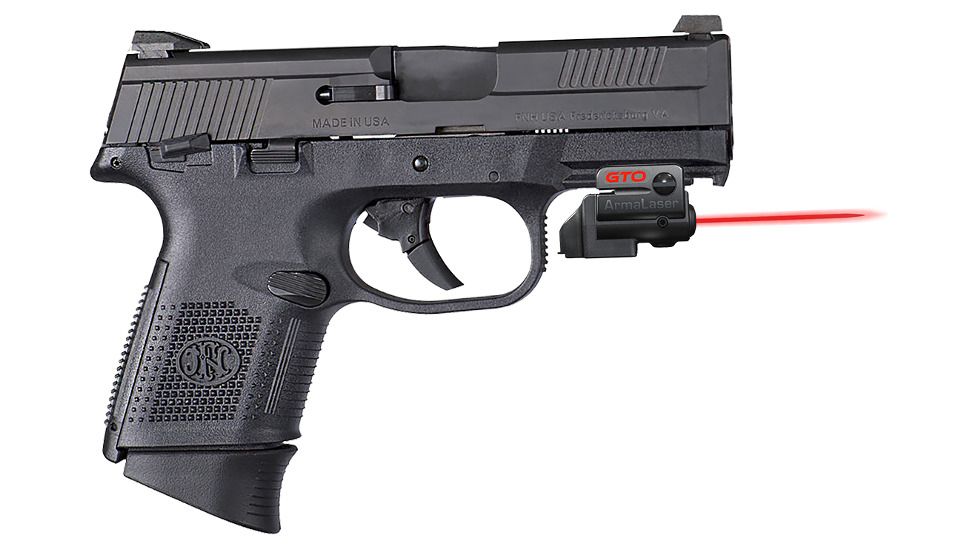 ArmaLaser GTO/FLX Finger Touch Red Laser Sight for FN FNS Compact, Black, GTO/FLX74