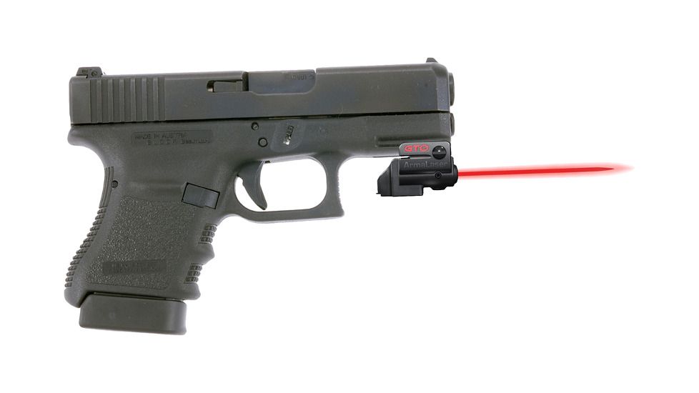 ArmaLaser GTO/FLX Finger Touch Red Laser Sight for Glock 29/30, Black, GTO/FLX19