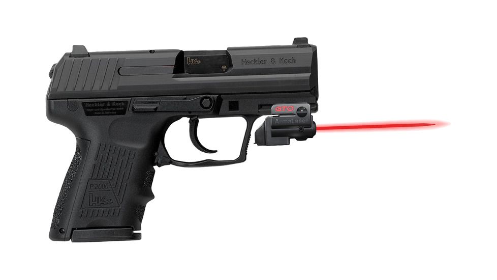 ArmaLaser GTO/FLX Finger Touch Red Laser Sight for HKP2000SK, Black, GTO/FLX15