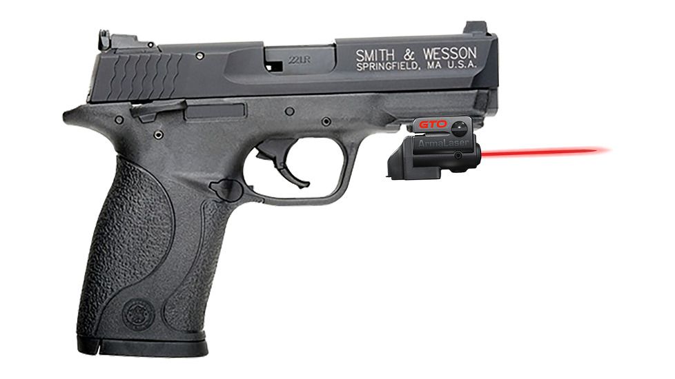 ArmaLaser GTO/FLX Finger Touch Red Laser Sight for S&amp;W M&amp;P Compact 22, Black, GTO/FLX72