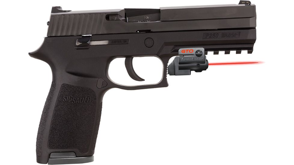 ArmaLaser GTO/FLX Finger Touch Red Laser Sight for SIG P250, Black, GTO/FLX39