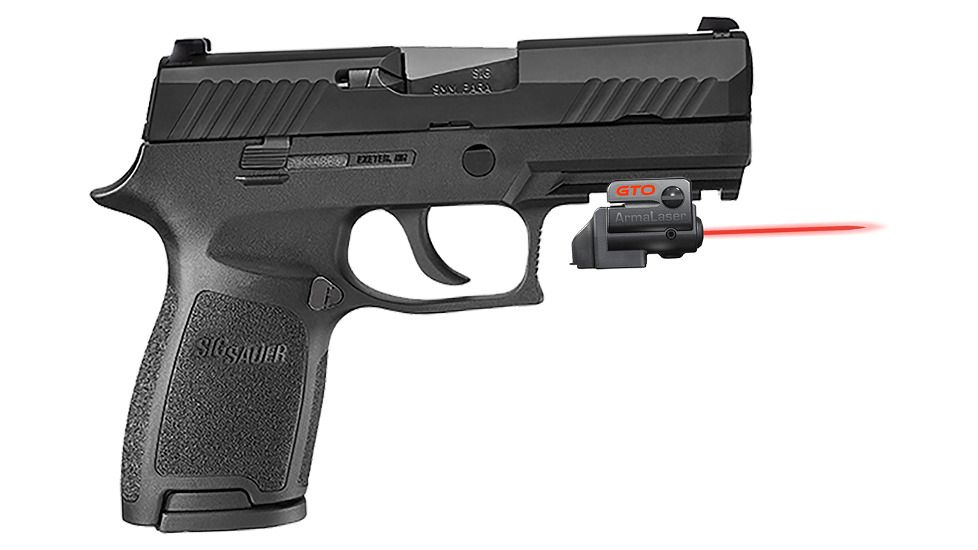 ArmaLaser GTO/FLX Finger Touch Red Laser Sight for Sig P320, Black, GTO/FLX63