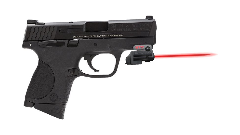 ArmaLaser GTO/FLX Finger Touch Red Laser Sight for Smith and Wesson M&amp;P 3.5, Black, GTO/FLX04