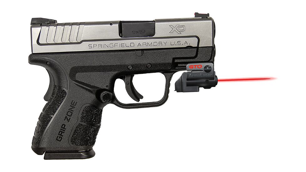 ArmaLaser GTO/FLX Finger Touch Red Laser Sight for Springfield XD Mod. 2, Black, GTO/FLX54