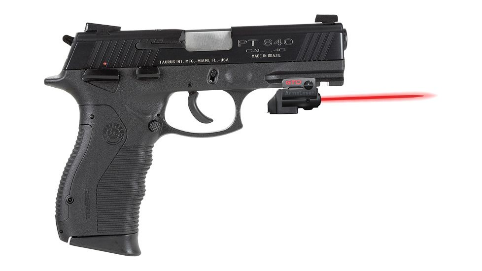 ArmaLaser GTO/FLX Finger Touch Red Laser Sight for Taurus 809/840/845, Black, GTO/FLX28