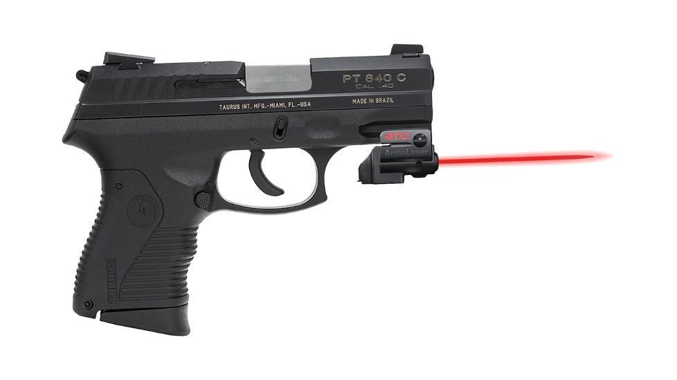 ArmaLaser GTO/FLX Finger Touch Red Laser Sight for Taurus 809C/840C, Black, GTO/FLX27