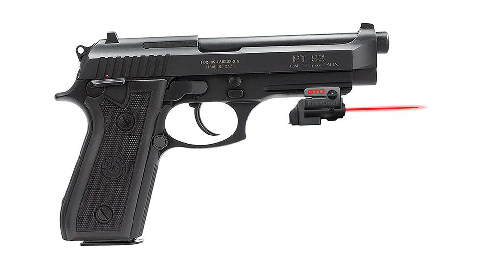 ArmaLaser GTO/FLX Finger Touch Red Laser Sight for Taurus PT92, Black, GTO/FLX58
