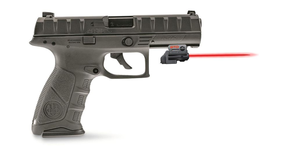 ArmaLaser Laser Sight for Beretta APX 40. Cal., Red Beam, Black, GTO/FLX86
