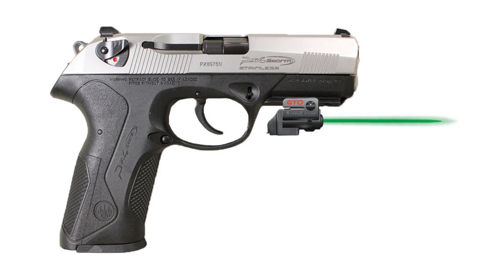 ArmaLaser Laser Sight for Beretta PX4 Storm 45D, Green Beam, Black, GTOG/FLX85