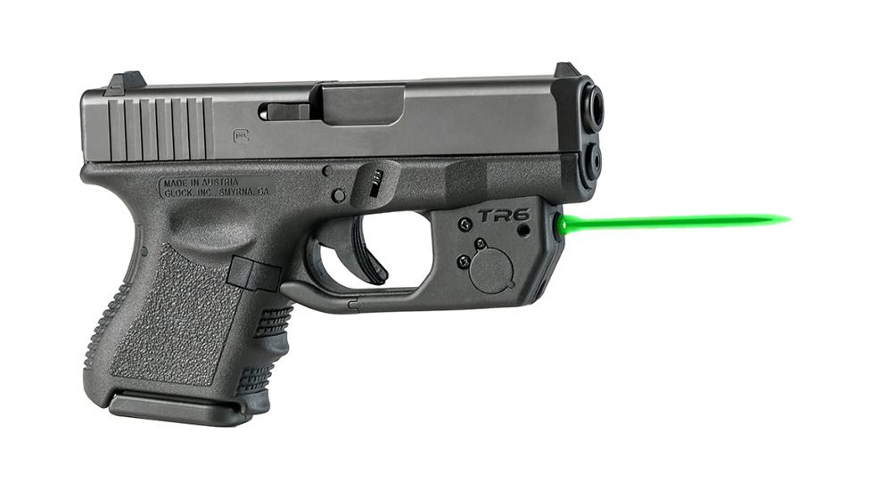 ArmaLaser Laser Sight for Glock 26, 27, 33, Green Beam, Black 768612002590