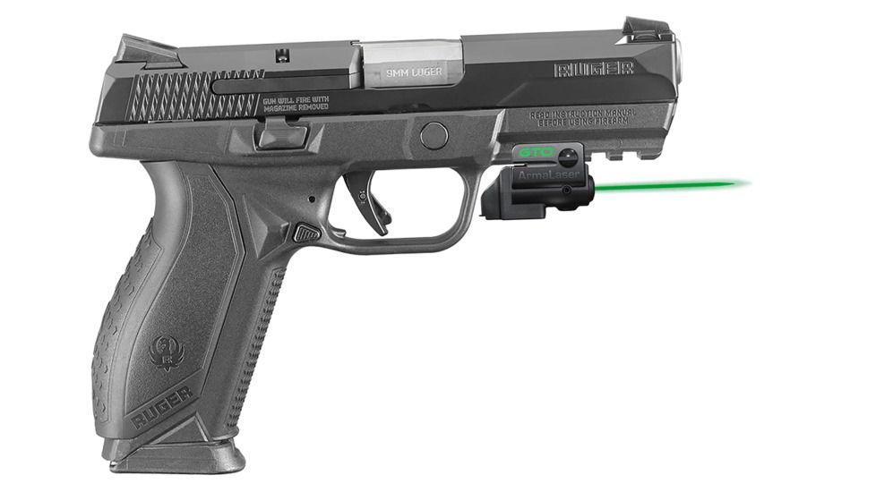 ArmaLaser Laser Sight for Ruger American Sub Compact, Green Beam, Black, GTOG/FLX79