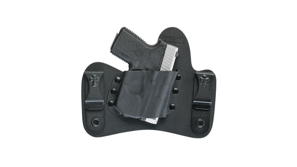 ArmaLaser MiniTuck/CrossBreed IWB Laser-Fit Holster for KAHR P380, CW380 and CT380, Right Hand, Black TR19 IWB RH CB Mini Tuck