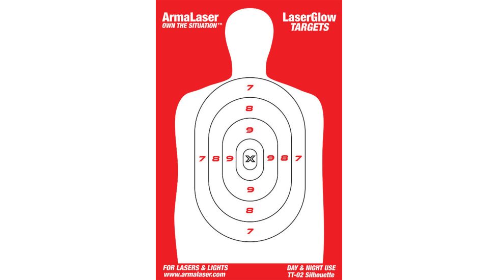 ArmaLaser Silhouette Target, 12in x 18in, TT-02