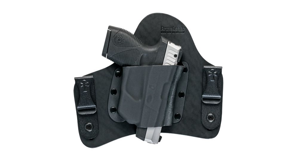 ArmaLaser SuperTuck/CrossBreed IWB Laser-Fit Holster fits Taurus PT709, PT740 Slim, Right Hand, Black, TR18 IWB RH CB Super Tuck