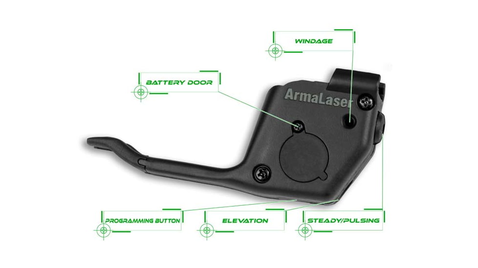 ArmaLaser Touch-Activated Laser Sight, Springfield Armory Hellcat, Red, TR26