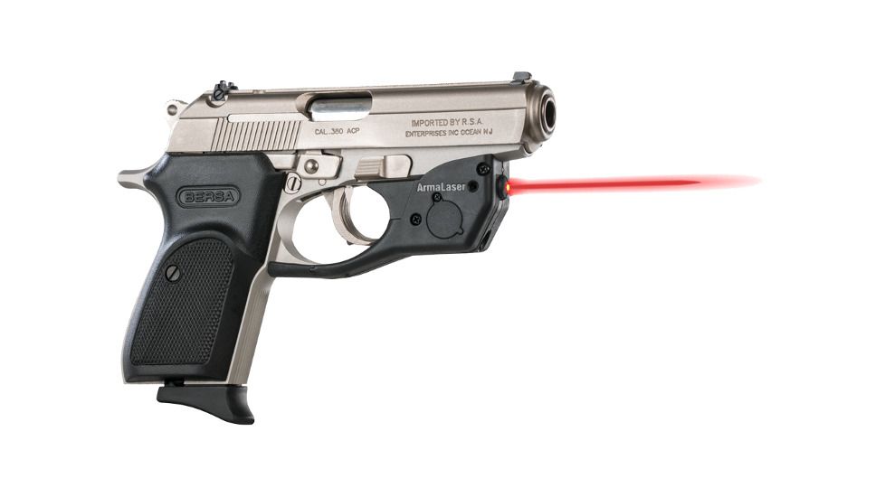 ARMALASER TR16 Red Laser Sight for Bersa Thunder 380, 22, CC, Combat, and Firestorm, Black TR16