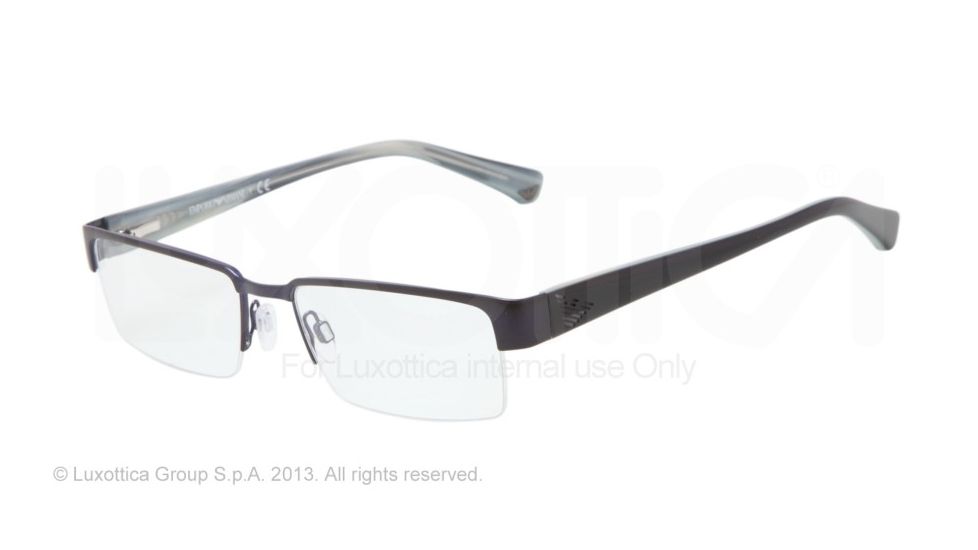 Armani EA1006 Progressive Prescription Eyeglasses 3019-51 - Blue Frame