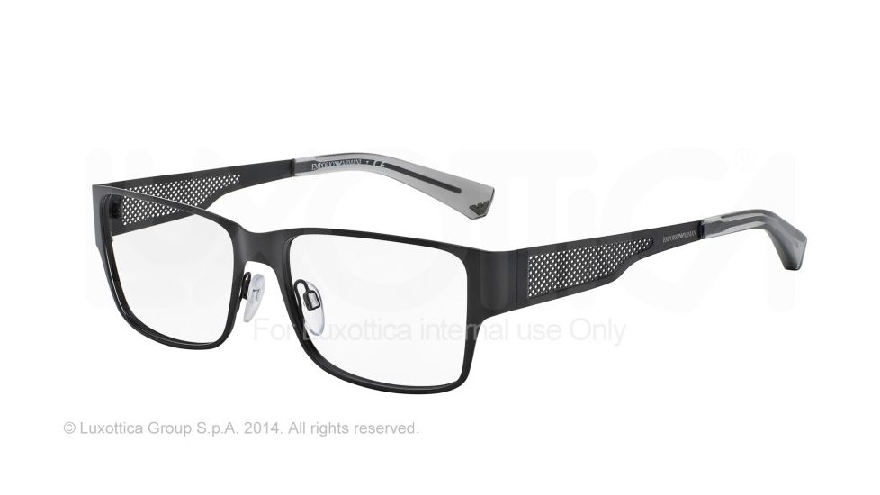 Armani EA1022 Bifocal Prescription Eyeglasses 3001-53 - Matte Black Frame