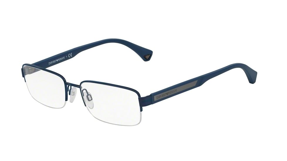 Armani EA1029 Bifocal Prescription Eyeglasses 3076-54 - Matte Blue Frame