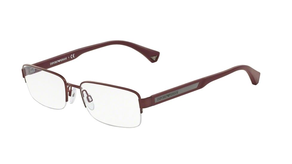 Armani EA1029 Bifocal Prescription Eyeglasses 3077-54 - Matte Bordeaux Frame