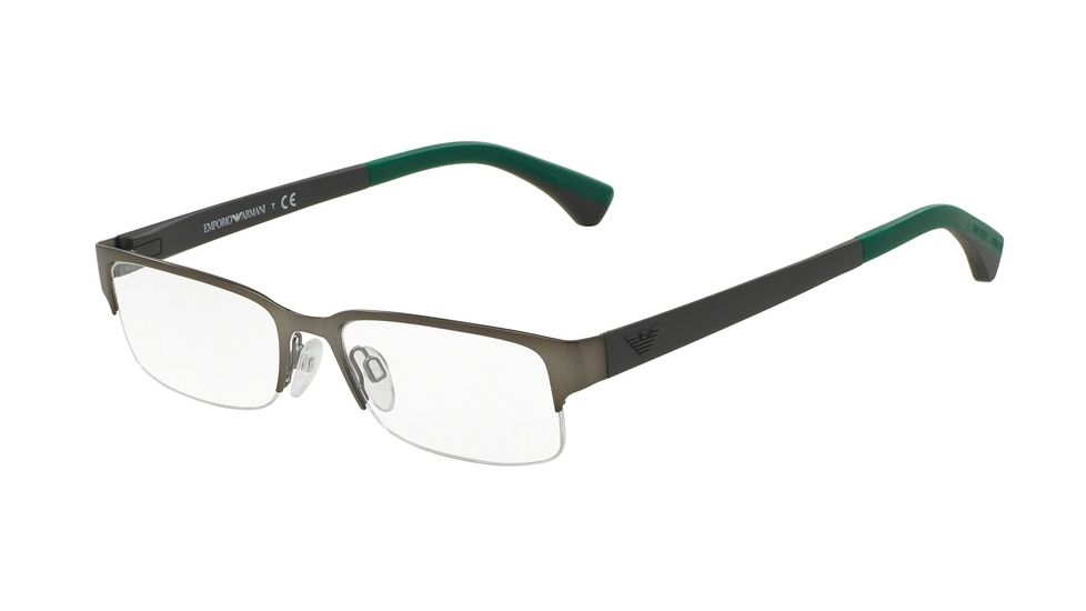 Armani EA1033 Progressive Prescription Eyeglasses 3003-53 - Matte Gunmetal Frame