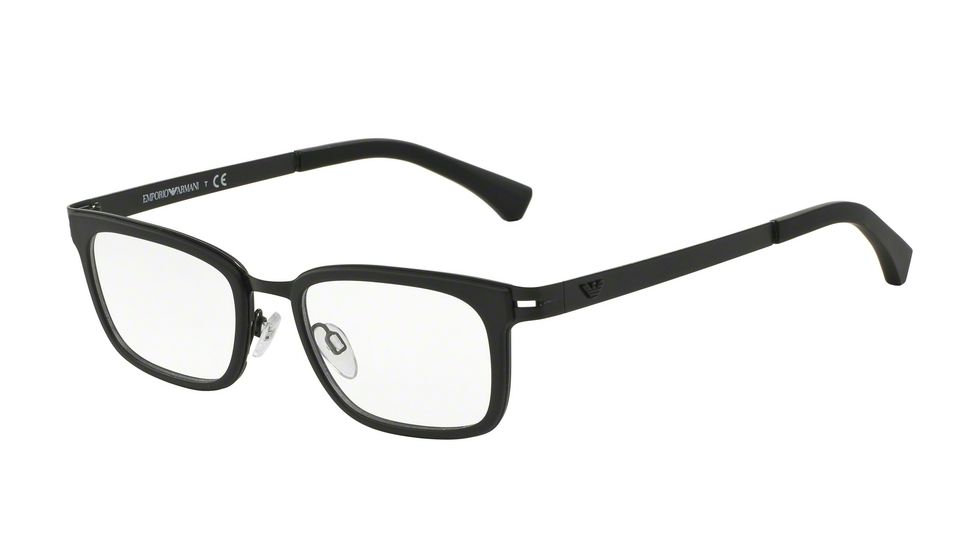 Armani EA1034 Progressive Prescription Eyeglasses 3001-54 - Matte Black Frame