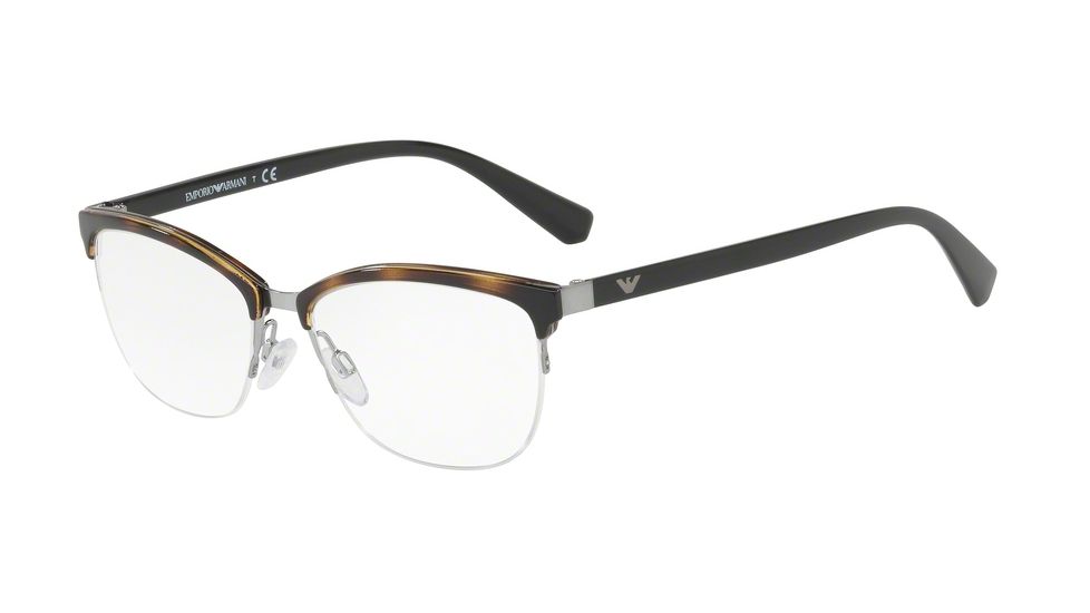 Armani EA1066 Progressive Prescription Eyeglasses 3208-52 - Gunmetal Havana Frame