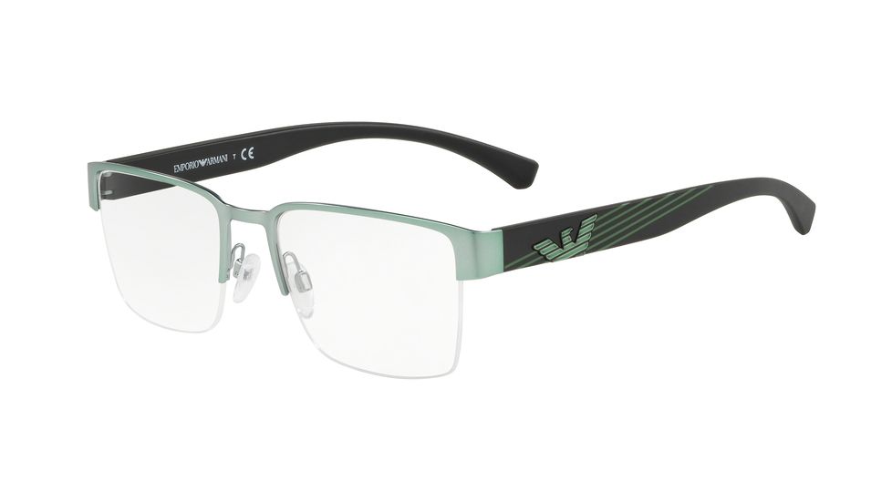 Armani EA1078 Prescription Eyeglasses, 55mm, Matte Green, EA1078-3239-55-SV