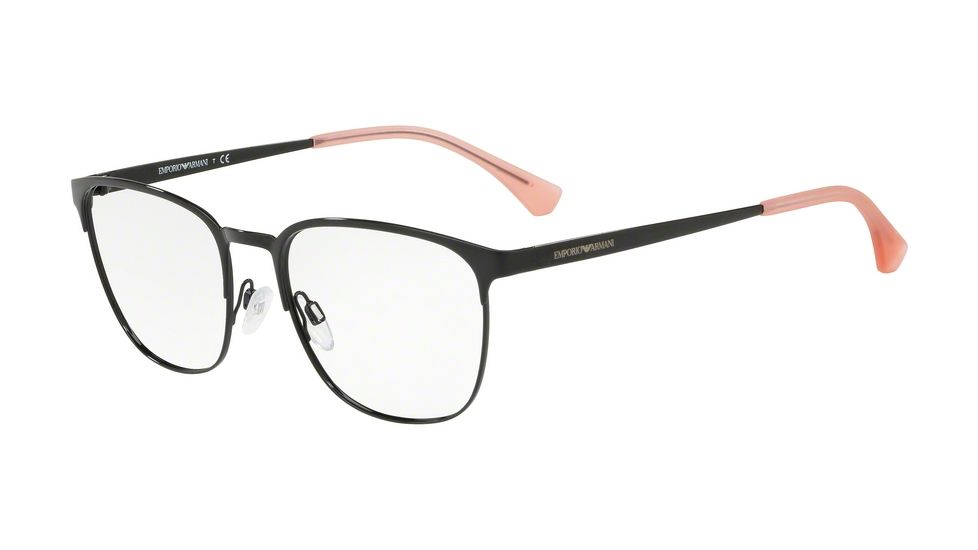 Armani EA1081 Prescription Eyeglasses, 53mm, Black, EA1081-3014-53-SV