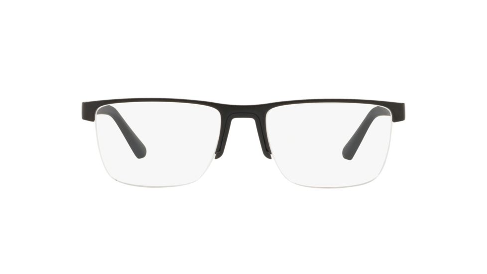 Armani EA1084 Bifocal Prescription Eyeglasses, 53mm, Matte Black, EA1084-3001-53-BI