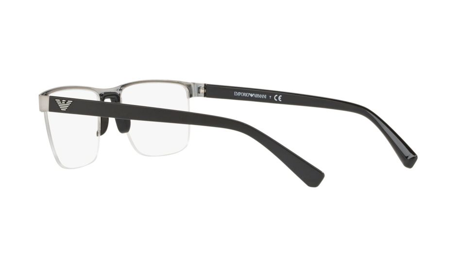 Armani EA1084 Bifocal Prescription Eyeglasses, 53mm, Gunmetal, EA1084-3010-53-BI