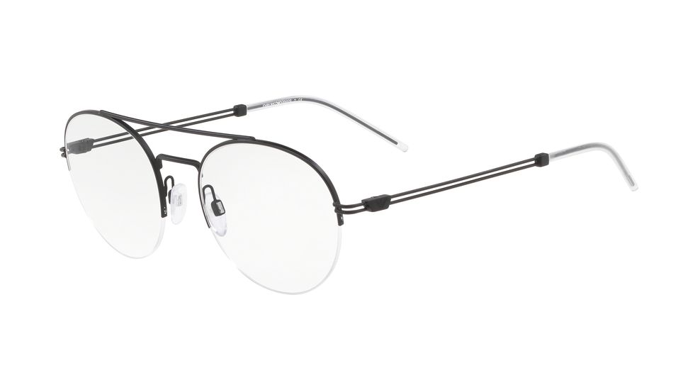 Armani EA1088 Prescription Eyeglasses, 51mm, Matte Black, EA1088-3001-51-SV