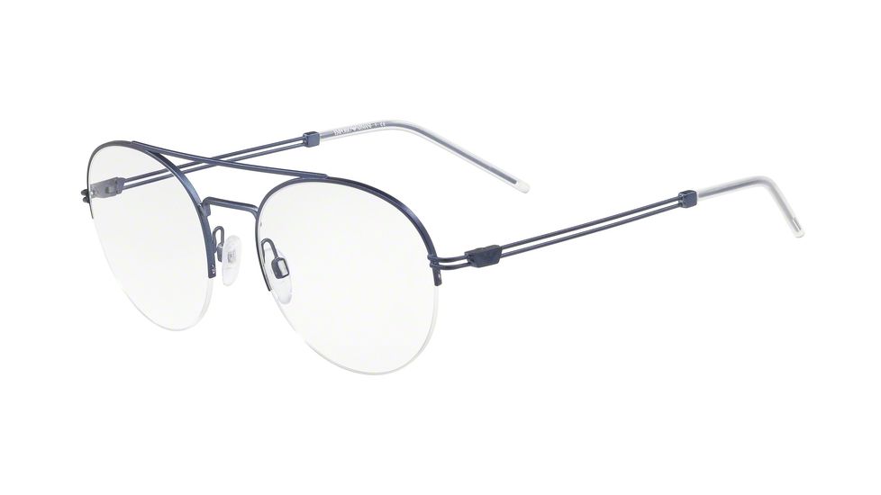 Armani EA1088 Prescription Eyeglasses, 51mm, Matte Blue, EA1088-3253-51-SV