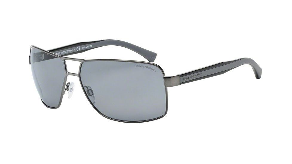 Armani EA2001 EA2001 Bifocal Prescription Sunglasses EA2001-300381-64 - Lens Diameter 64 mm, Frame Color Matte Gunmetal