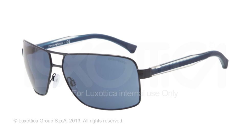 Armani EA2001 EA2001 Bifocal Prescription Sunglasses EA2001-301980-64 - Lens Diameter 64 mm, Frame Color Blue