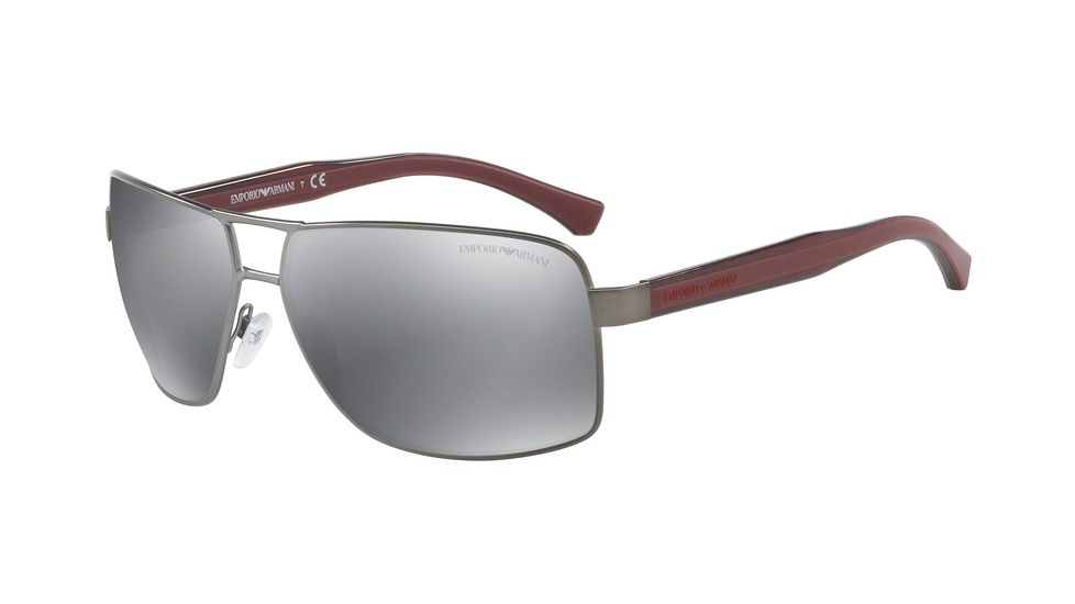 Armani EA2001 EA2001 Bifocal Prescription Sunglasses EA2001-31306G-64 - Lens Diameter 64 mm, Frame Color Matte Gunmetal