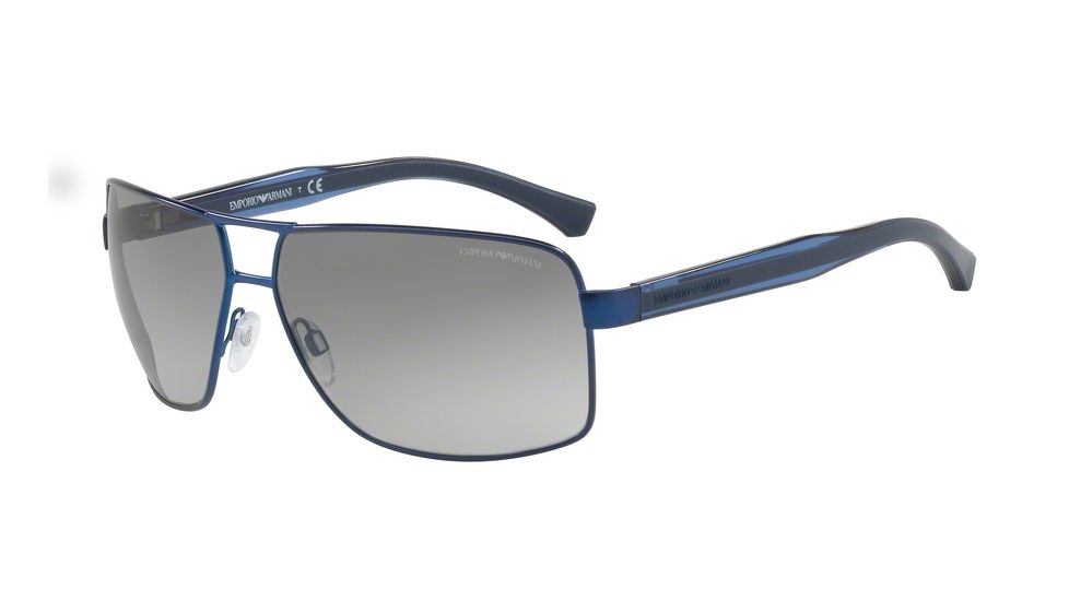Armani EA2001 EA2001 Bifocal Prescription Sunglasses EA2001-318811-64 - Lens Diameter 64 mm, Frame Color Matte Dark Blue