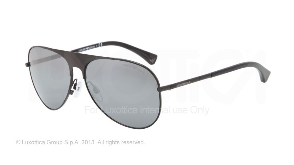 Armani EA2003 Progressive Prescription Sunglasses EA2003-30146G-59 - Lens Diameter 59 mm, Frame Color Black