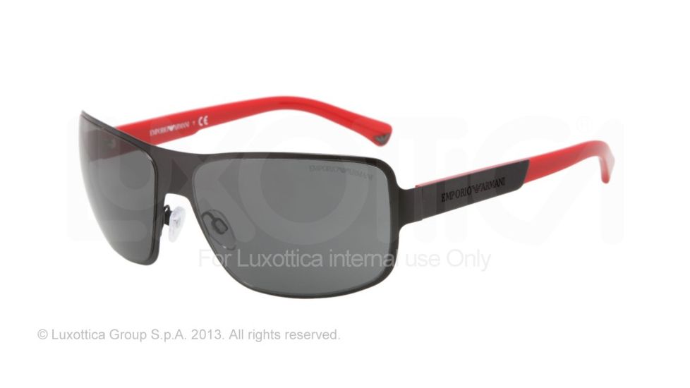 Armani EA2005 Progressive Prescription Sunglasses EA2005-300187-61 - Lens Diameter 61 mm, Frame Color Matte Black