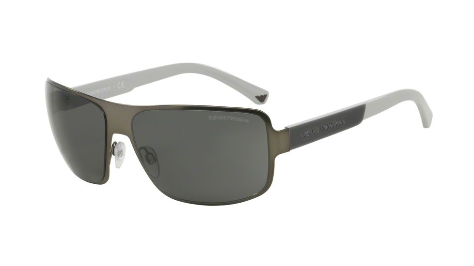 Armani EA2005 Progressive Prescription Sunglasses EA2005-300387-61 - Lens Diameter 61 mm, Frame Color Matte Gunmetal