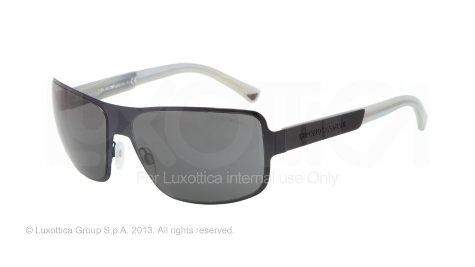 Armani EA2005 Progressive Prescription Sunglasses EA2005-301887-61 - Lens Diameter 61 mm, Frame Color Matte Blue